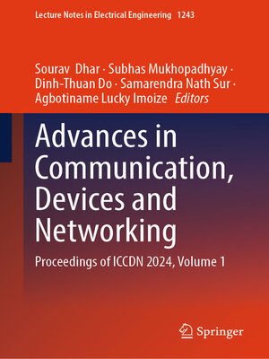 cover image of Advances in Communication, Devices and Networking